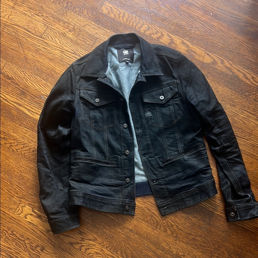 G-Star Raw Men's Dark Navy Denim Jacket